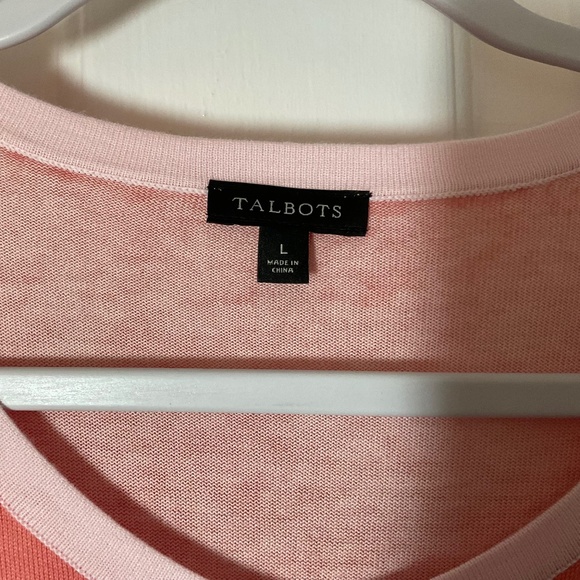 Talbots 3/4 Sleeve Floral Cardigan - Picture 8 of 13